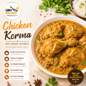 fresh homemade chicken korma