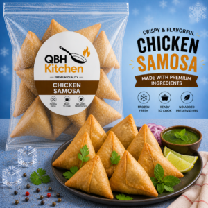 frozen chicken keema samosa - QBH Kitchen
