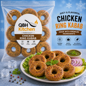 frozen chicken ring kabab - QBH Kitchen