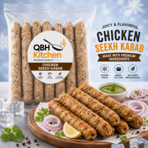 frozen seekh kabab - QBH Kitchen