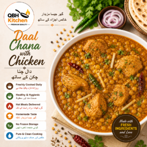 daal chana with chicken